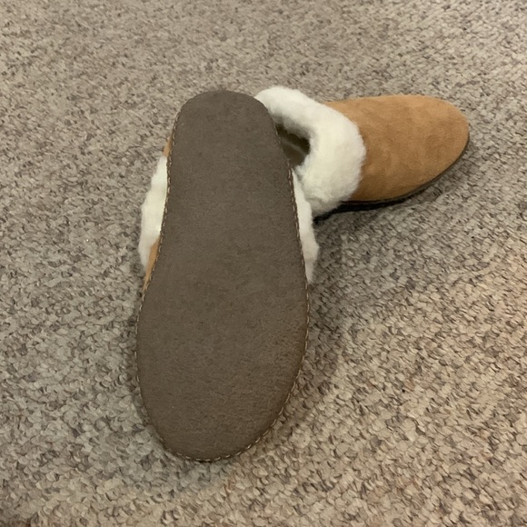 Sorel chestnut Nakiska slide 11 slipper shearling slide shoes sz 6 - Picture 6 of 6